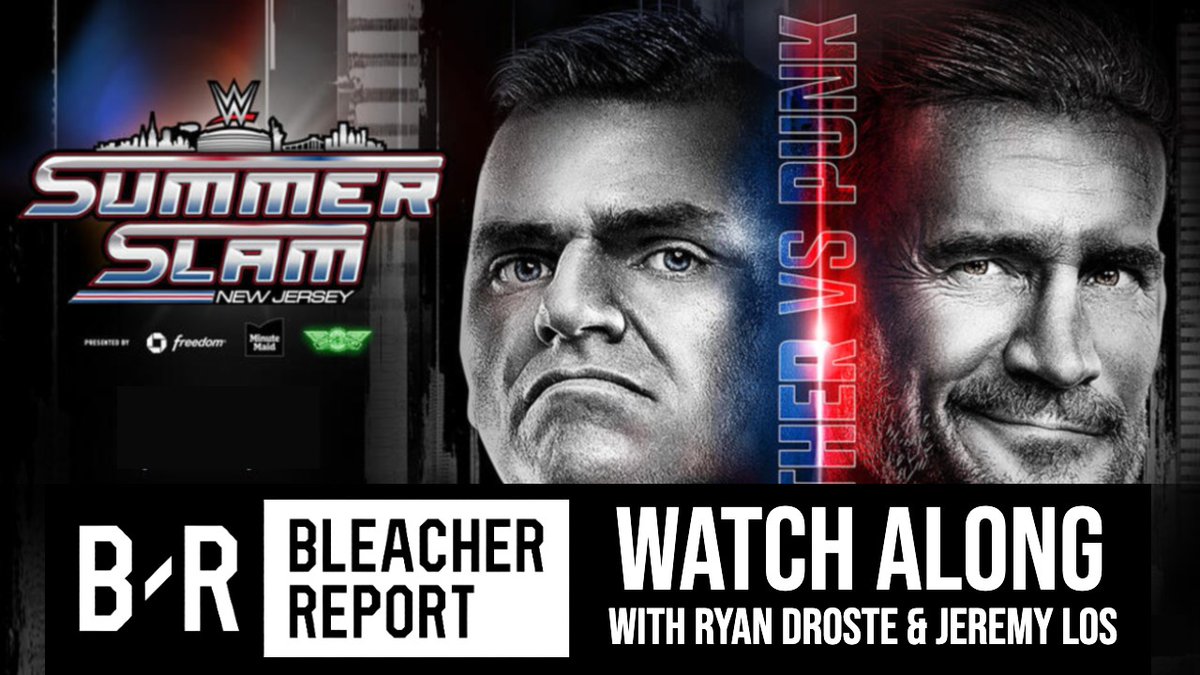 I'll be live on the <a href="/BleacherReport/">Bleacher Report</a> app tonight with
<a href="/Jay_AJ_15/">Jeremy</a> during the main event of #SummerSlam  

Join us when it starts right here: br.app.link/7nMUqU2PvVb

@brcreators @brwrestling