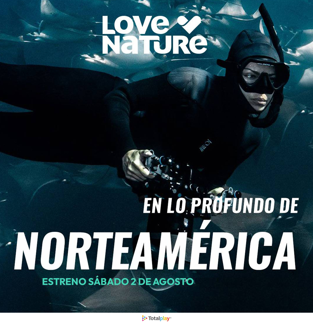 ¿Sabías qué secretos guarda el océano de Norteamérica? 🐠 Descúbrelo en En lo profundo de Norteamérica por Love Nature. ¿Te lo vas a perder? 👀 Disfrútalo desde tu Totalplay TV.