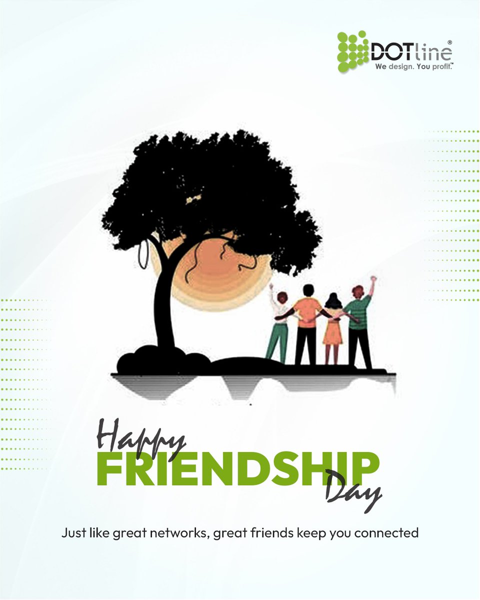 dotlineweb's tweet image. Happy Friendship Day!
Just like strong networks, true friends keep you connected—through every high and low.
Here’s to bonds that never buffer, signals that never drop, and friendships that stay strong no matter the distance.
#Dotline #HappyFriendshipDay
