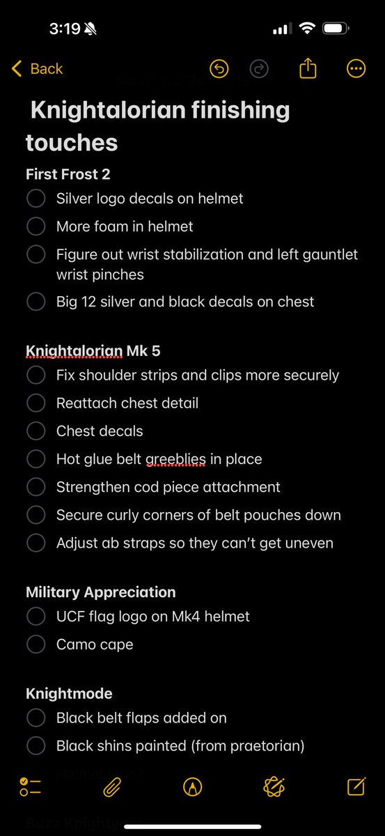 The Knightalorian (@knightalorian) on Twitter photo This troop out to Tampa Bay Comic Con has given me a lot of insights into what’s working and what isn’t working. Making a nice list of things to adjust and some <a href="/UCFKnights/">UCF Knights 🌴</a> customizations before wearing the armors out to a game! This troop out to Tampa Bay Comic Con has given me a lot of insights into what’s working and what isn’t working. Making a nice list of things to adjust and some <a href="/UCFKnights/">UCF Knights 🌴</a> customizations before wearing the armors out to a game!