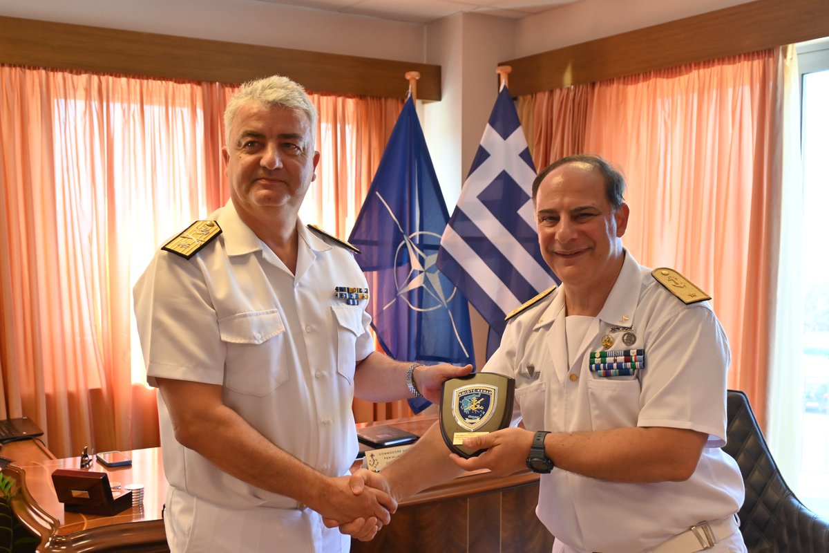 NMIOTC (@nmiotc) on Twitter photo ๐ค Visit of Commander #SNMG2
โ๏ธ On Friday 25th July 2025, the Commander of Standing NATO Maritime Group 2 (SNMG2), Rear Admiral (LH) Francesco Iavazzo ๐ฎ๐น, visited NMIOTC.
<a href="/NATO_MARCOM/">NATO Maritime Command</a>
#WeAreNATO | #StrongerTogether ๐ค Visit of Commander #SNMG2
โ๏ธ On Friday 25th July 2025, the Commander of Standing NATO Maritime Group 2 (SNMG2), Rear Admiral (LH) Francesco Iavazzo ๐ฎ๐น, visited NMIOTC.
<a href="/NATO_MARCOM/">NATO Maritime Command</a>
#WeAreNATO | #StrongerTogether