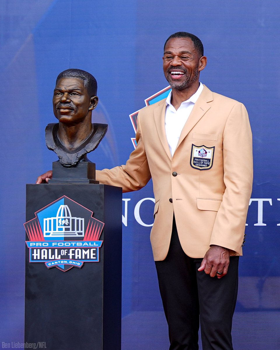 Earned it. A career officially enshrined in Canton forever!
