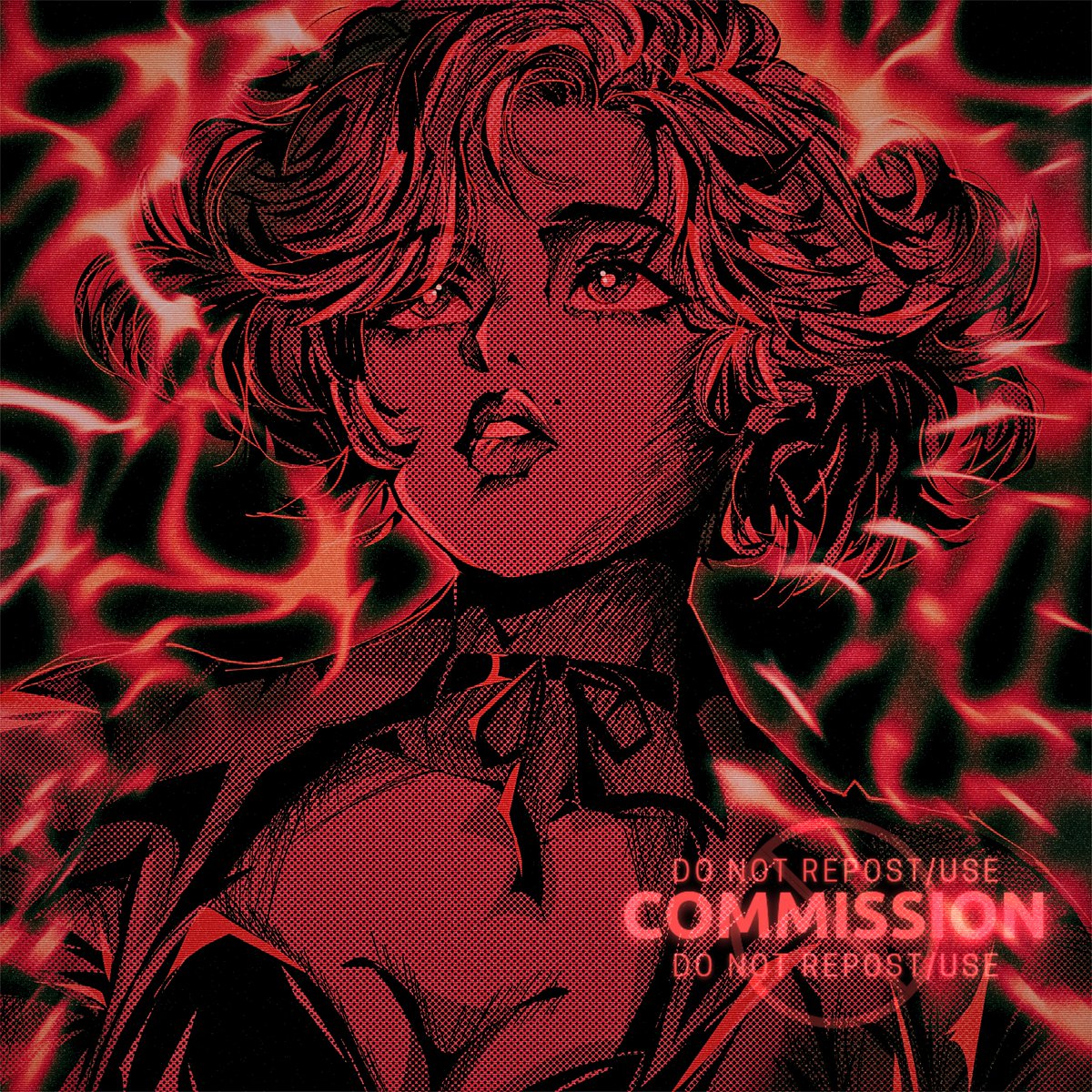 90s comic book style COMMISSION for a secret client 💙✨