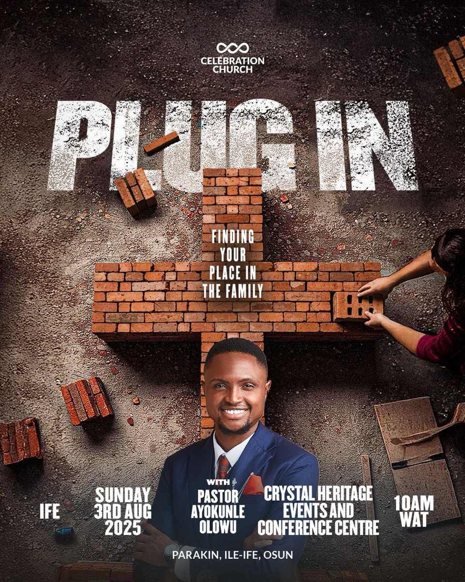 cci_ife's tweet photo. This Sunday @cci_ife, we’ll be exploring the topic PLUG IN, because in Christ, we don’t just attend church; we are a family that grows and thrives together.
Come home. Don’t do life alone. ❤️
#Locomotive #PlugIn #CCIIfe https://t.co/rqP1ITzYG0
