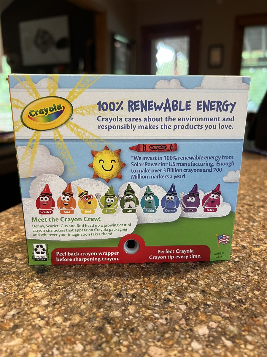 I was reminded today of how incredibly exciting it is to purchase a new box of 64 Crayons. You know — the box that includes the SHARPENER! 🖍️