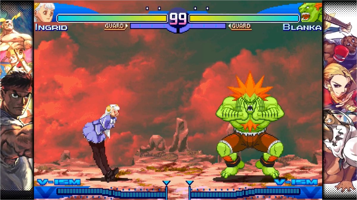 Mekikung's tweet photo. SF Alpha 3 upper in CFC2 seem change to SF Alpha 3 Max (PSP Exclusive) with this update O_o!!
Ingrid, Maki, Yun and Eagle are unlock.
#SFAlpha3 #SFA3U https://t.co/jl9R2v9uPT