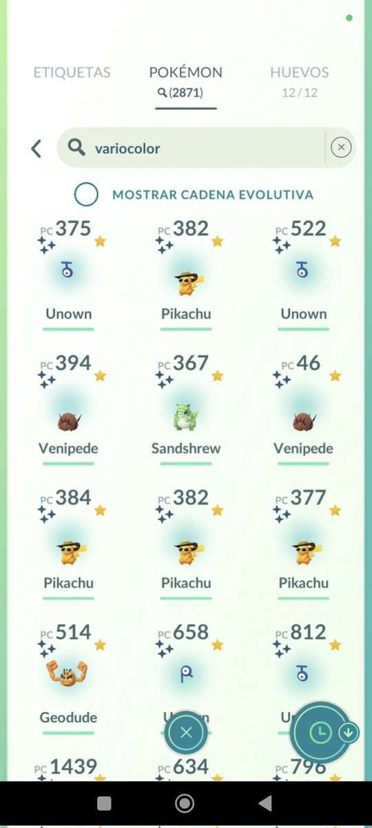 AlexEscri11's tweet photo. Resumen shinys ✨✨ #PokemonGORoadTrip https://t.co/zj7i7PTPdB