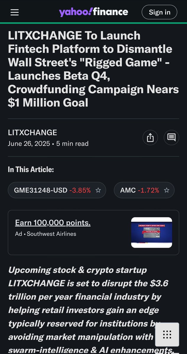 The Butcher of Wall Street Marcel Kalinovic (@bossblunts1) on Twitter photo Over 225% of the AMC float was sold...
Now you know why we need <a href="/LitXchangeApp/">Lit🔥Xchange</a>
Regulation CF crowdfunding campaign ends August 9th 2025
<a href="/LitXchangeApp/">Lit🔥Xchange</a> Over 225% of the AMC float was sold...
Now you know why we need <a href="/LitXchangeApp/">Lit🔥Xchange</a>
Regulation CF crowdfunding campaign ends August 9th 2025
<a href="/LitXchangeApp/">Lit🔥Xchange</a>