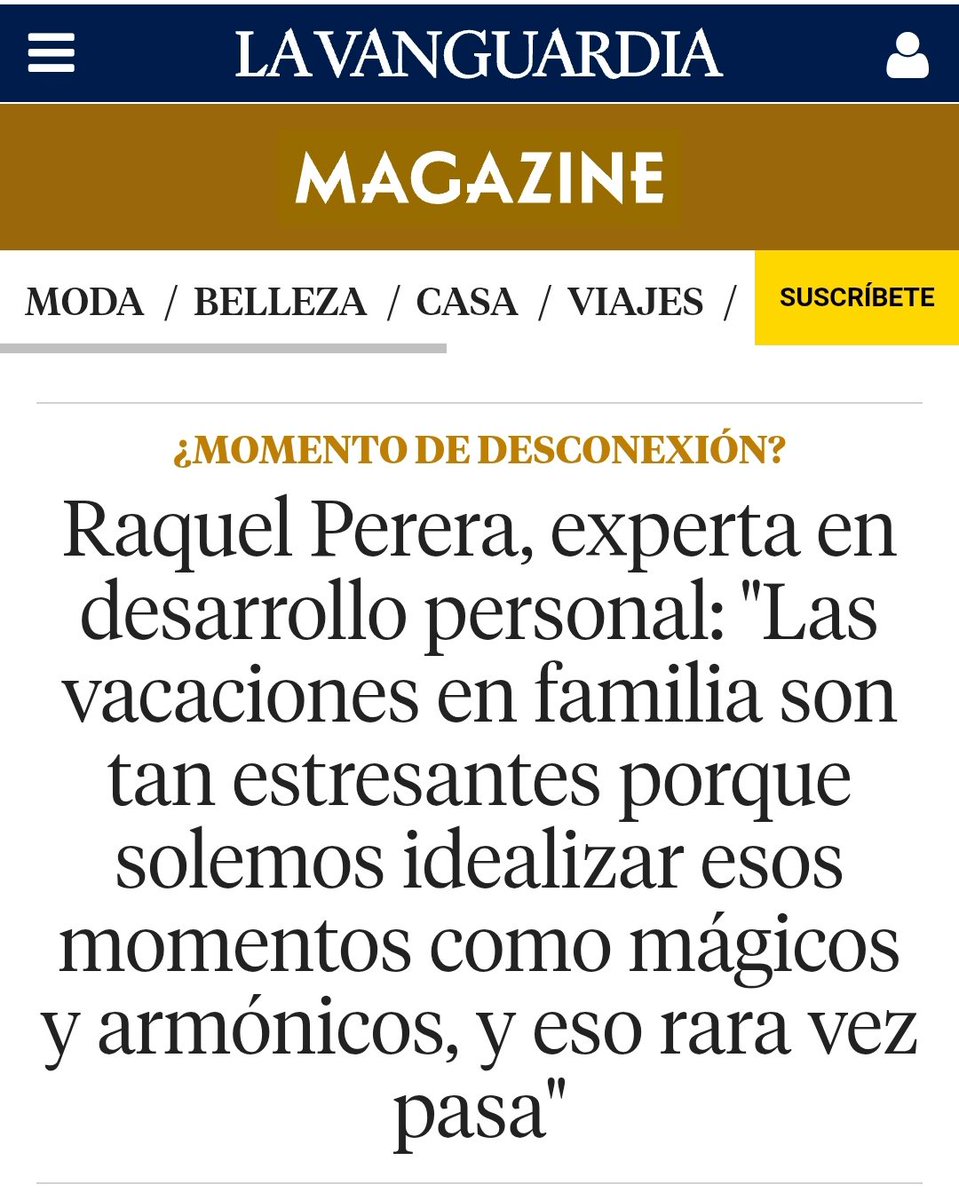 Las vacaciones en familia son tan estresantes PARA LAS MUJERES porque para que l@s peques y los señoros descansen y disfruten, las madres tienen que pegarse palizas más grandes que cuando trabajan.

Pero pocas expertas lo van a decir para no perder clientela por "feminazi".