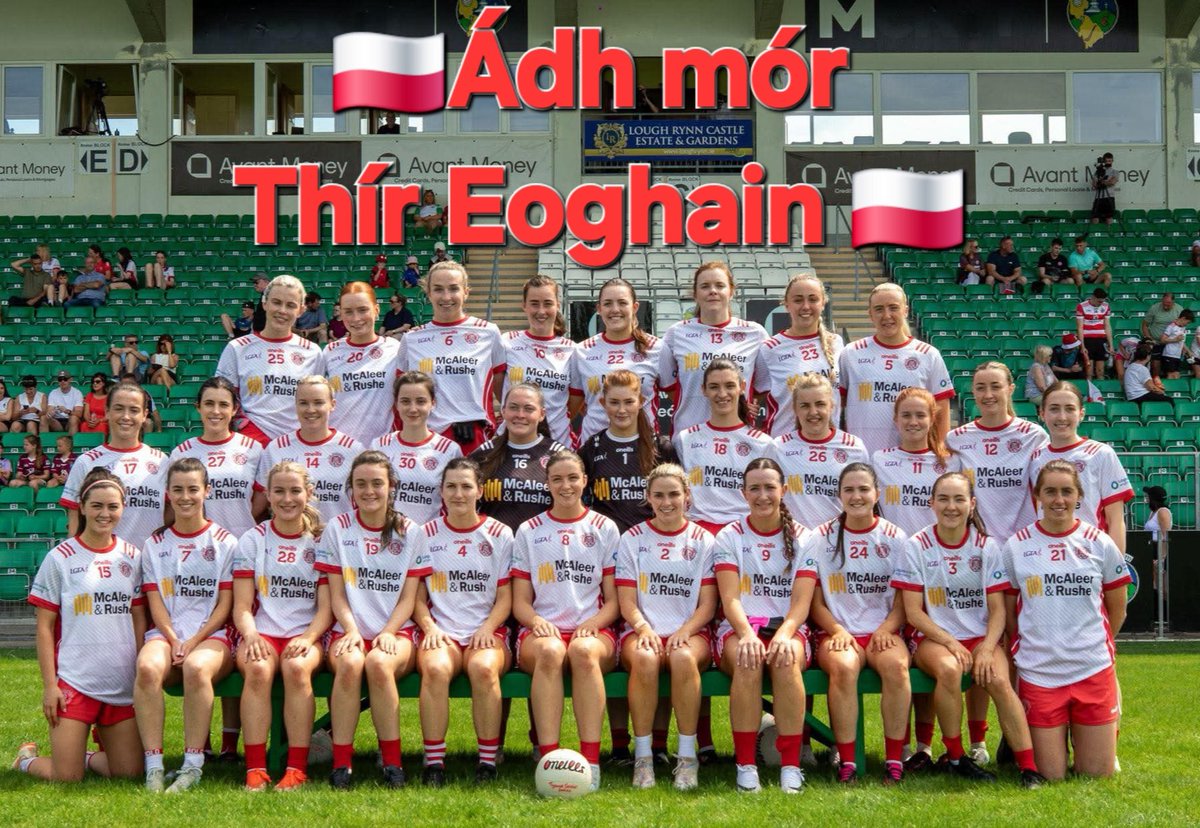 Aodhรกn Harkin (@aodhanharkin) on Twitter photo รdh mรณr to <a href="/LgfaTyrone/">Tyrone Lgfa</a> in tomorrow's All Ireland Intermediate Football Championship final v Laois. If you aren't going to the game, then you can watch it live on <a href="/SportTG4/">Spรณrt TG4</a>
Thรญr Eoghain Abรบ๐ต๐ฑ รdh mรณr to <a href="/LgfaTyrone/">Tyrone Lgfa</a> in tomorrow's All Ireland Intermediate Football Championship final v Laois. If you aren't going to the game, then you can watch it live on <a href="/SportTG4/">Spรณrt TG4</a>
Thรญr Eoghain Abรบ๐ต๐ฑ