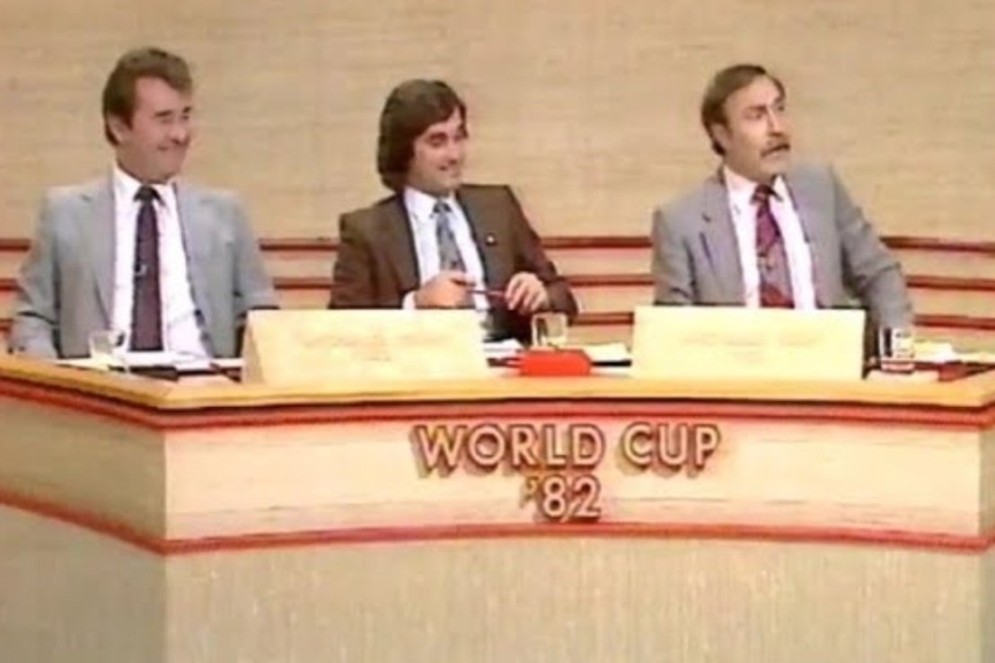 footballmemorys's tweet image. ITV&apos;s 1982 World Cup pundits, Brian Clough with George Best and Jimmy Greaves 

#ITVFootball #Pundits #WorldCup #España