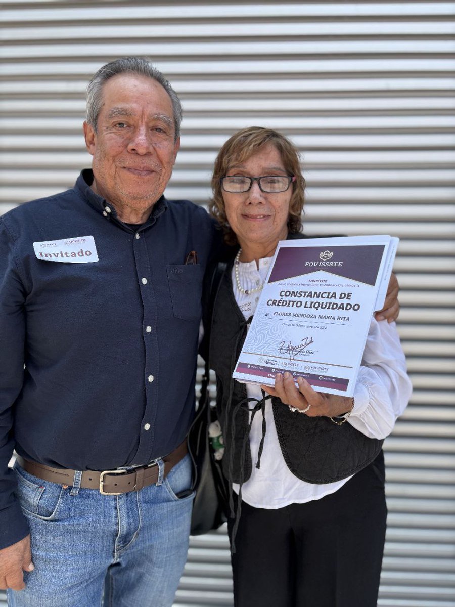 FOVISSSTEmx's tweet photo. Entregamos #ConstanciasDeLiquidación en la Dirección Médica del @ISSSTE_mx. ✅

¡Felicidades a todas y todos los beneficiarios quienes a partir de hoy, ya son dueños de su patrimonio!👏

La #TransformaciónFovissste se ve así:👇 https://t.co/NYU328cAJf