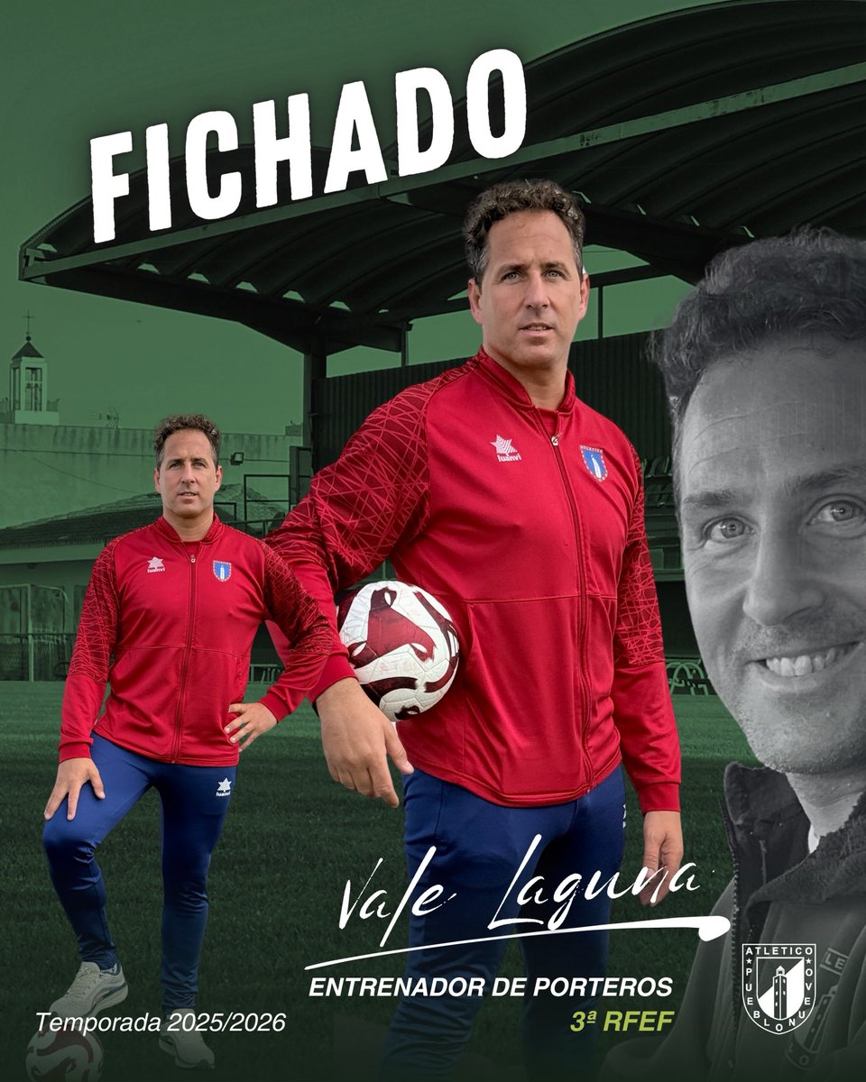 AtcoPueblonuevo's tweet photo. ๐ ๐๐๐๐๐๐๐ | #3ยชRFEF T.25/26
๐ข!๐ฝ๐๐๐ ๐ณ๐๐๐๐๐! vuelve a la disciplina del 1er equipo como entrenador de porteros๐งค
๐งTrabajo y evoluciรณn garantizada bajo palos.
Continuarรก tambiรฉn con nuestro fรบtbol base
ยกBienvenido Vale! ๐ค๐ซก
#SomosPueblonuevo #ConTodoRojosโค๏ธ๐ https://t.co/51V2SDQObg