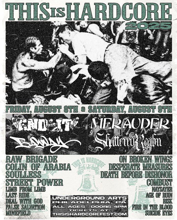 TIHCfest's tweet image. NEXT WEEKEND!!! TIHC 2025 IS HERE. Limited tix remain at thisishardcorefest.com