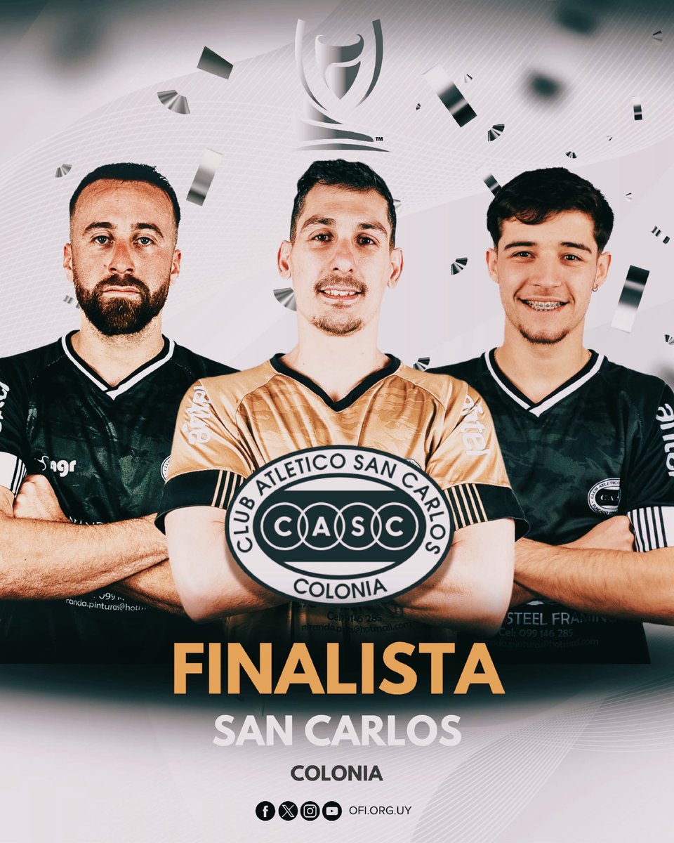 𝒀𝒂 𝒏𝒐 𝒔𝒆 𝒉𝒂𝒃𝒍𝒂 𝒅𝒆𝒍 𝑹𝒆𝒂𝒍 𝒆𝒏 🇧🇷, 𝒂𝒉𝒐𝒓𝒂 𝒆𝒔 𝒆𝒏 𝑪𝒐𝒍𝒐𝒏𝒊𝒂. 

San Carlos es Finalista 🏆2025

#LaIlusiónDeUnPueblo