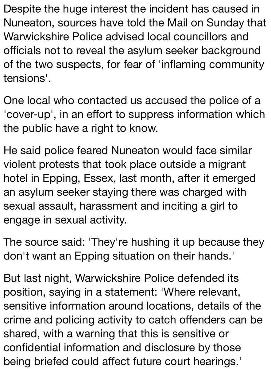 Two Afghan “asylum seekers” raped a 12 year old girl and <a href="/warkspolice/">Warwickshire Police</a> tried to cover it up.

The police don’t work for you anymore. They work for the barbarians.