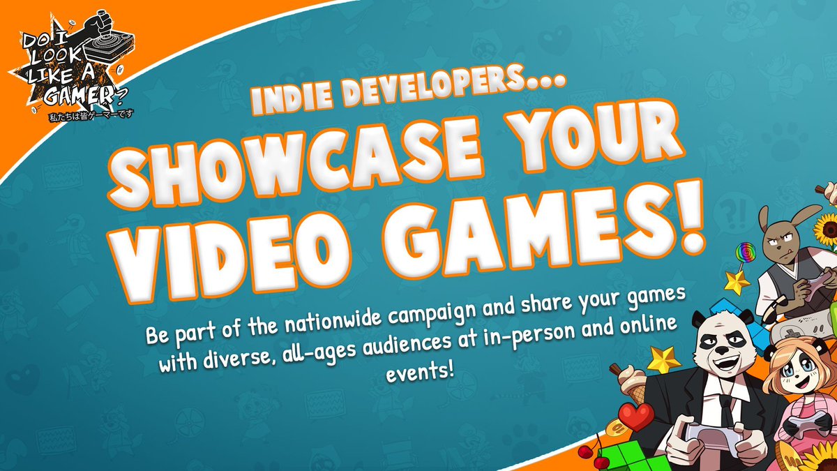 Indie devs, this is YOUR chance to shine! ✨ We're putting together an indie showcase for the Cupcake &amp; GamePad Social on August 8 and want YOUR game to be part of it! Big or small-we want to see your vision! Submit by email: hello@looklikeagamer.com
#LookLikeAGamer #GameShowcase