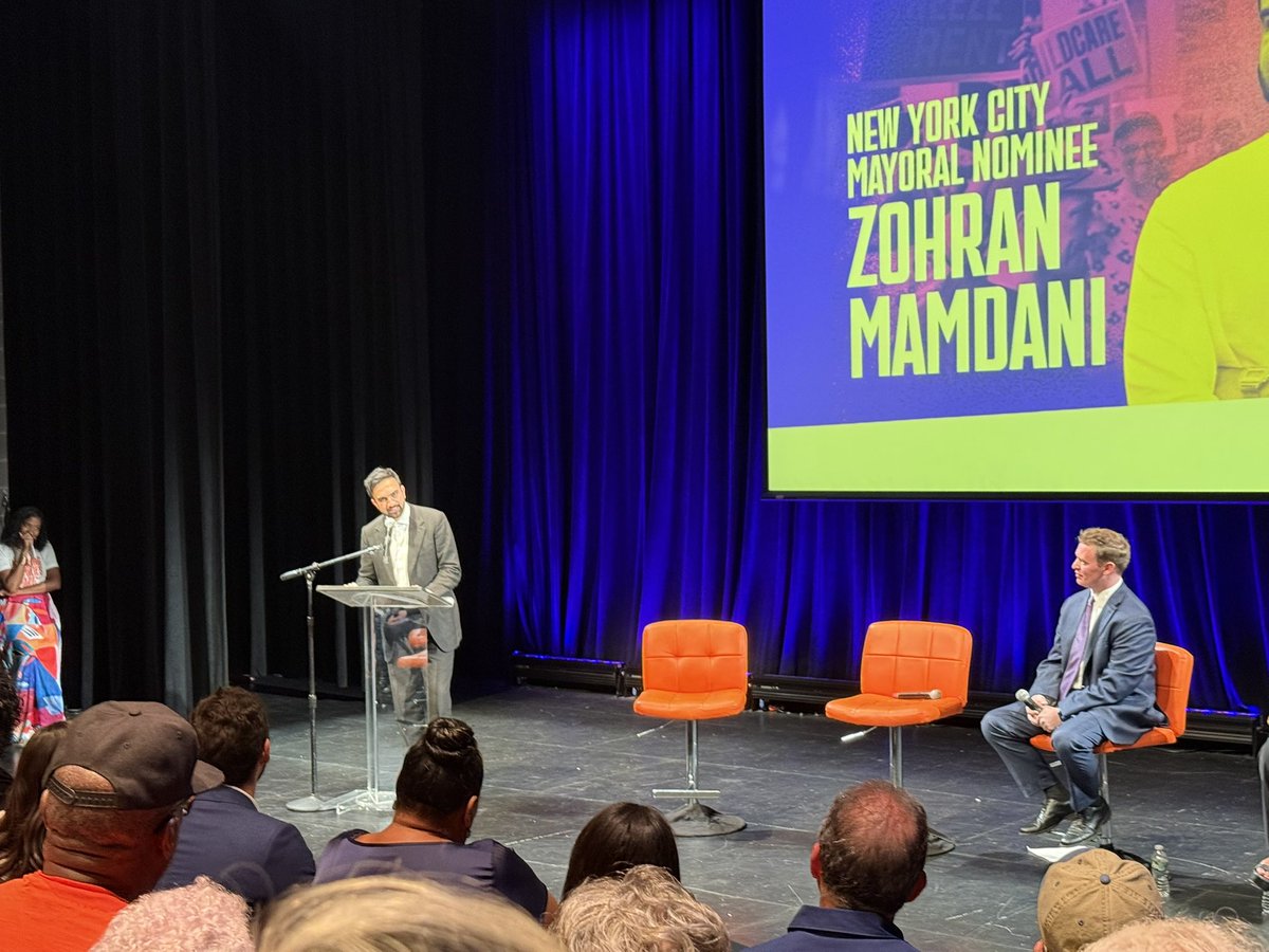 Assemblymember Robert Carroll (@bobby4brooklyn) on Twitter photo .<a href="/ZohranKMamdani/">Zohran Kwame Mamdani</a> brings down the house at the WFP event today in Brooklyn.
His energy and message are infectious.
Making New York a place we can all afford is coming to City Hall. With Zohran as mayor, NYC will become a city in which all can see themselves. .<a href="/ZohranKMamdani/">Zohran Kwame Mamdani</a> brings down the house at the WFP event today in Brooklyn.
His energy and message are infectious.
Making New York a place we can all afford is coming to City Hall. With Zohran as mayor, NYC will become a city in which all can see themselves.