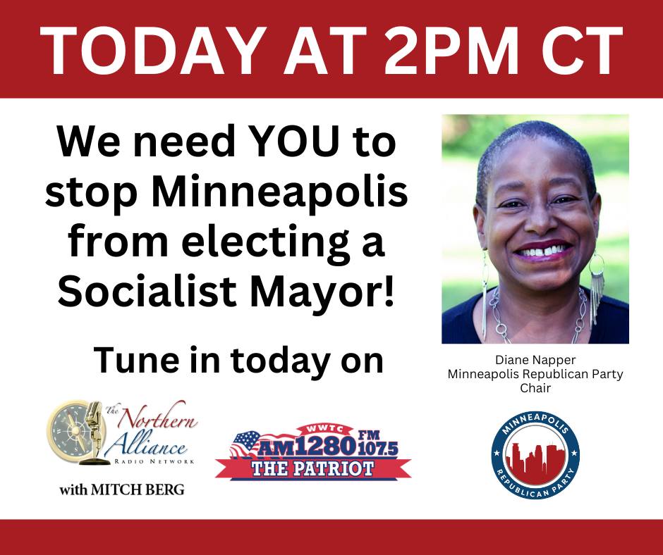 Minneapolis Republicans (@mplsgop) on Twitter photo Following last week's disastrous DFL "endorsement" of DSA Democratic Socialist Omar Fateh for Minneapolis mayor, we need to stop him from getting elected. Our Chair will discuss how, today at 2pm CT, on the Northern Alliance Radio Network with <a href="/mitchpberg/">Mitch "The Wałęsa Project" Berg 🇺🇸🇳🇴🇪🇪🇦🇷</a> on AM1280 The Patriot. Following last week's disastrous DFL "endorsement" of DSA Democratic Socialist Omar Fateh for Minneapolis mayor, we need to stop him from getting elected. Our Chair will discuss how, today at 2pm CT, on the Northern Alliance Radio Network with <a href="/mitchpberg/">Mitch "The Wałęsa Project" Berg 🇺🇸🇳🇴🇪🇪🇦🇷</a> on AM1280 The Patriot.