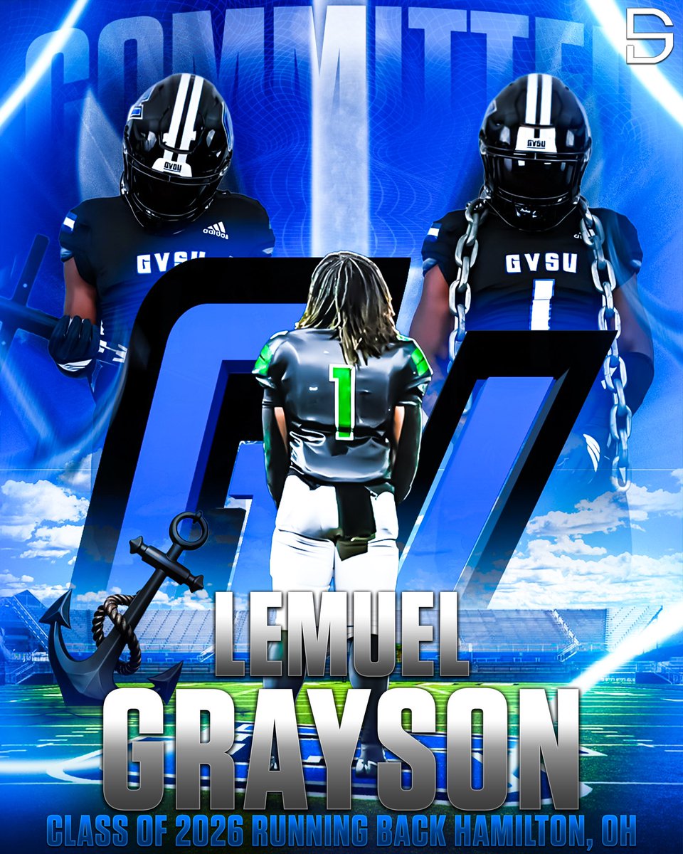 Lemuel Grayson Rb (@lemuel_grayson) on Twitter photo #AGTG 100% COMMITTED!!! <a href="/CoachStuddGV/">Coach Studd</a> <a href="/CoachWooster/">Scott Wooster</a> <a href="/CoachShoeGVSU/">Ian Shoemaker</a> <a href="/CoachMacCarruth/">🏈Coach Mac🏆</a> <a href="/BHSfootball4/">@BHSfootball</a> <a href="/Erik__Geiser/">Erik Geiser</a> <a href="/CoachShanefelt/">Chris Shanefelt</a> <a href="/Crook36/">Coach Crook III</a> <a href="/ram_strength1/">Stevie T</a> ⚓️⚓️⚓️ #AGTG 100% COMMITTED!!! <a href="/CoachStuddGV/">Coach Studd</a> <a href="/CoachWooster/">Scott Wooster</a> <a href="/CoachShoeGVSU/">Ian Shoemaker</a> <a href="/CoachMacCarruth/">🏈Coach Mac🏆</a> <a href="/BHSfootball4/">@BHSfootball</a> <a href="/Erik__Geiser/">Erik Geiser</a> <a href="/CoachShanefelt/">Chris Shanefelt</a> <a href="/Crook36/">Coach Crook III</a> <a href="/ram_strength1/">Stevie T</a> ⚓️⚓️⚓️