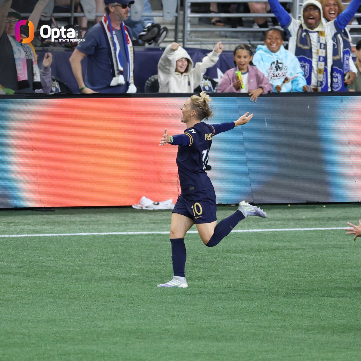 3 - Jess Fishlock's goal for <a href="/reignfc/">Seattle Reign FC</a> on Friday was her third goal contribution of the 2025 regular season (2 goals, 1 assist). Fishlock has now contributed to at least three goals in all 12 #NWSL regular seasons. Triumph.