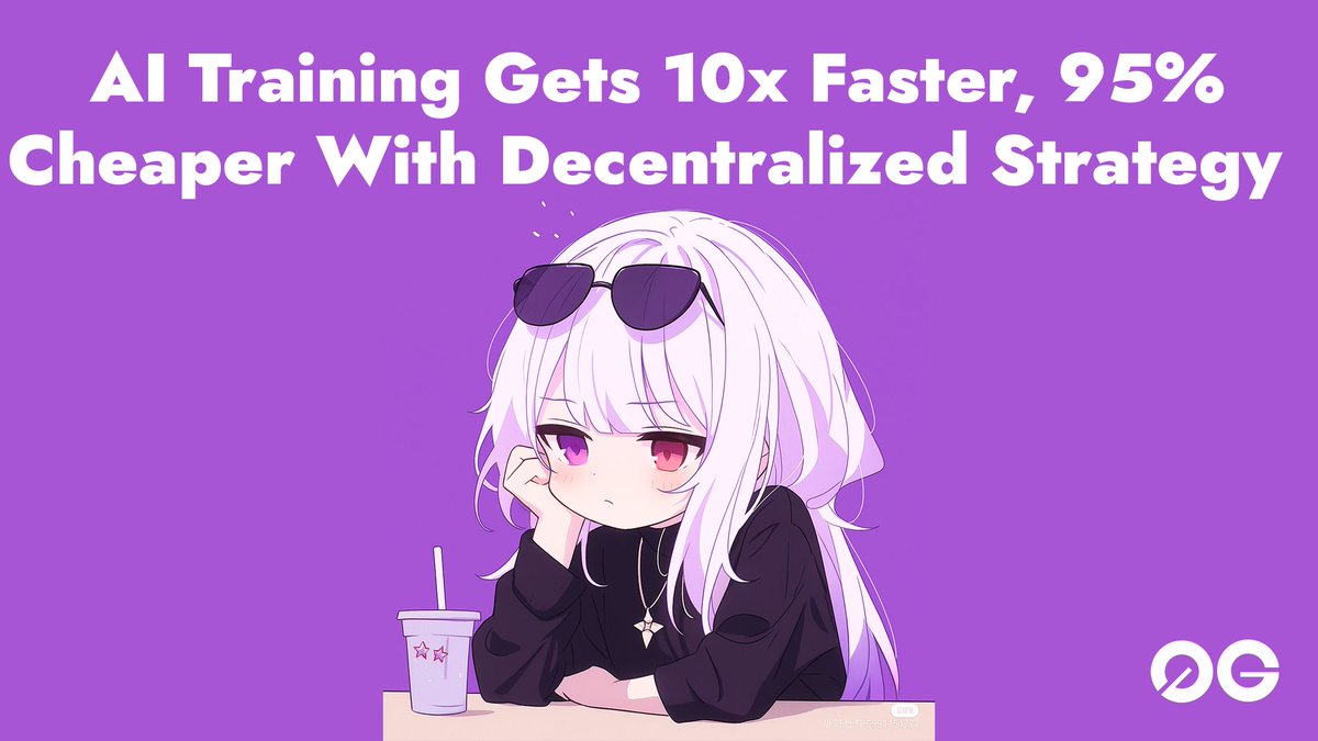 Rei.Web3🦋 | cryptomolot (Ø,G) (@rei_web3) on Twitter photo Hey <a href="/0G_labs/">0G Labs (Ø,G) - AI L1</a> fam
<a href="/0G_labs/">0G Labs (Ø,G) - AI L1</a> Research has published a new framework called DiLoCoX that changes the game in AI training. The key feature is low-cost data exchange, minimizing the need for high-speed networks.
In practice, they trained a 107-billion-parameter model on a 1 Gbps Hey <a href="/0G_labs/">0G Labs (Ø,G) - AI L1</a> fam
<a href="/0G_labs/">0G Labs (Ø,G) - AI L1</a> Research has published a new framework called DiLoCoX that changes the game in AI training. The key feature is low-cost data exchange, minimizing the need for high-speed networks.
In practice, they trained a 107-billion-parameter model on a 1 Gbps