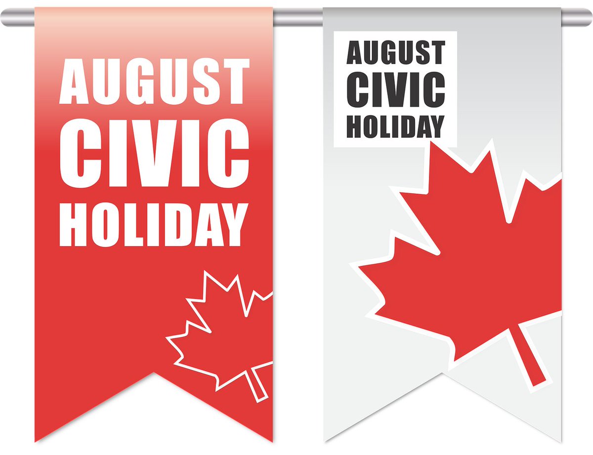 Wishing all of our Canadian friends and followers a safe and happy  August Civic Holiday long weekend !