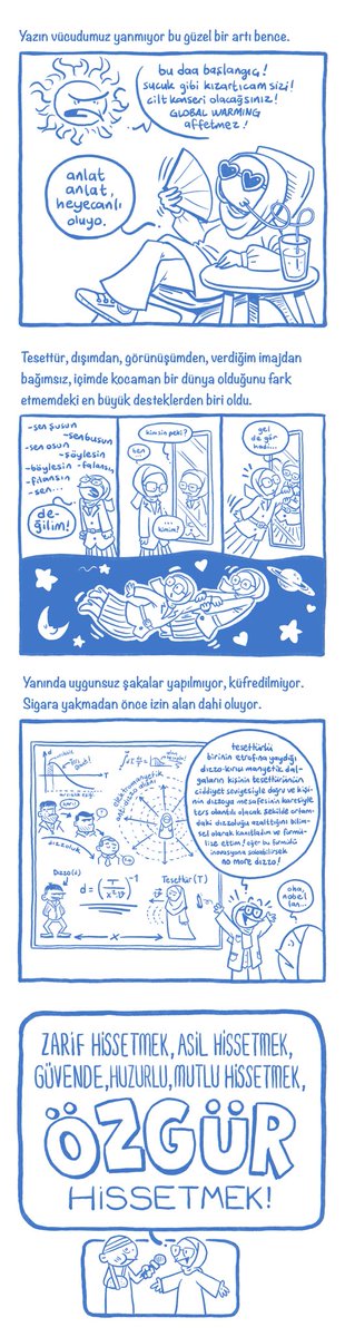 Taymın hanımları yanıtladı, ben de çizdim: Röportajın devamı. Buyrun.