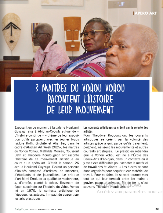 GHoukami's tweet photo. News – Le Guyzagner #7
Magazine – Téléchargez gratuitement 👉:
https://t.co/2vy5fPb8Wk

Commandez-le en version papier !
📧contact@houkamiguyzagn.com
📞+225 07 69 78 72 28 // +225 27 22 43 55 12

©2025, Galerie Houkami Guyzagn
#Magazine #LeGuyzagner #Arts #vohouvohou https://t.co/S3xzvFuJnP