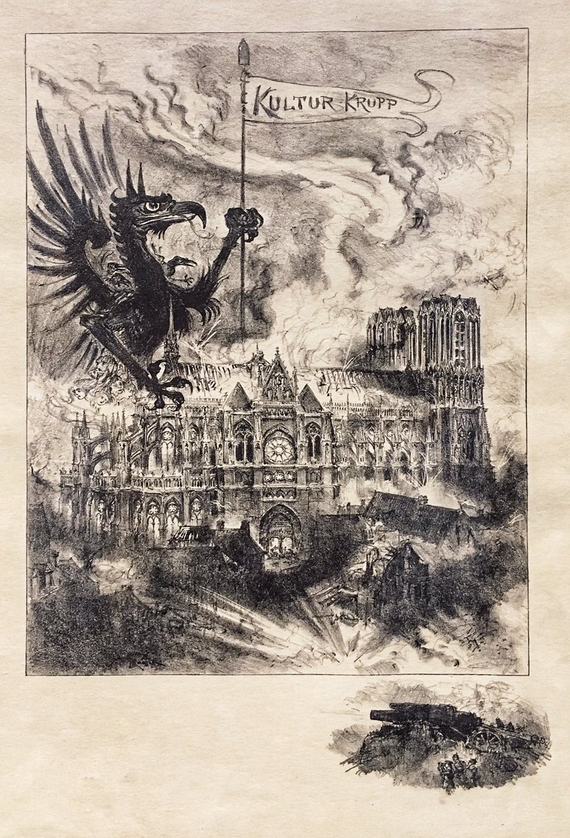 And so to Reims, where the great early medieval Gothic cathedral was hit 300 times by German shells during WW1, causing world-wide outrage and condemnation.