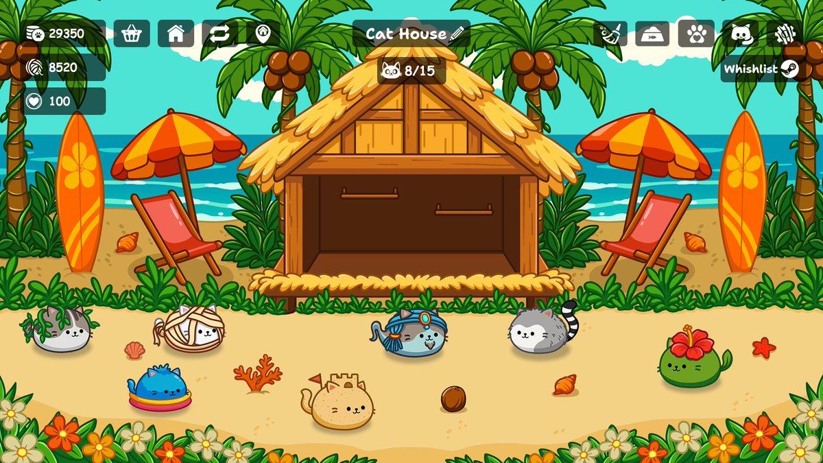 Spherat1's tweet photo. Hello, #screenshotsaturday #cozygame #indiedev!

Hi! I’m Bohdan, a solo developer working on my game Cats Are Money - a cozy idle game about collecting chonky cats 🐾

Right now, I’m working on improving the demo and drawing new cozy locations for the cats to enjoy 🥰