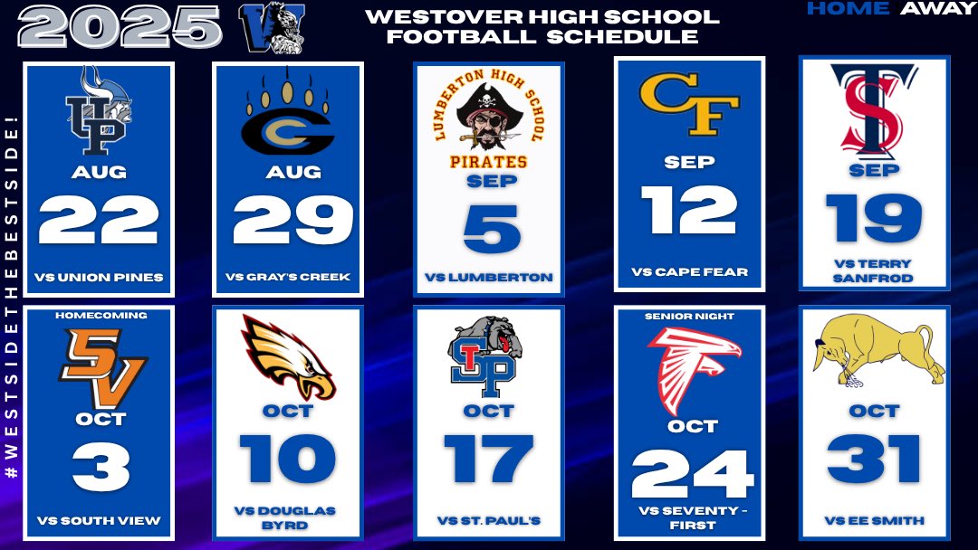 Just 20 days until those Friday night lights fire up and the <a href="/WestoverHS/">Westoverhigh</a> take the field—goosebumps already!