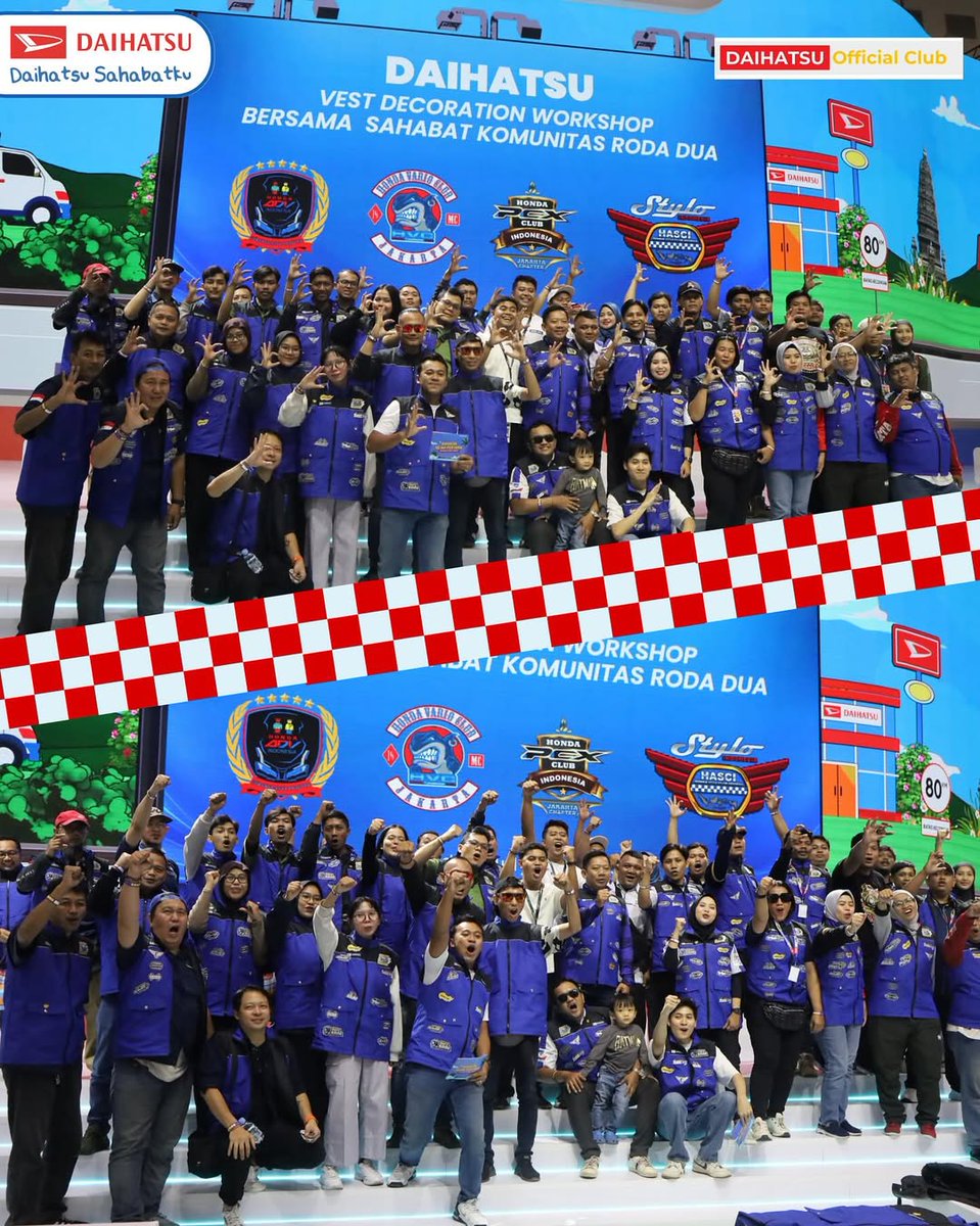 (2/2)
Sampai jumpa di kegiatan seru bareng Daihatsu berikutnya!

Absolute Brotherhood✊🏻

©2025 Honda Vario Club Jakarta