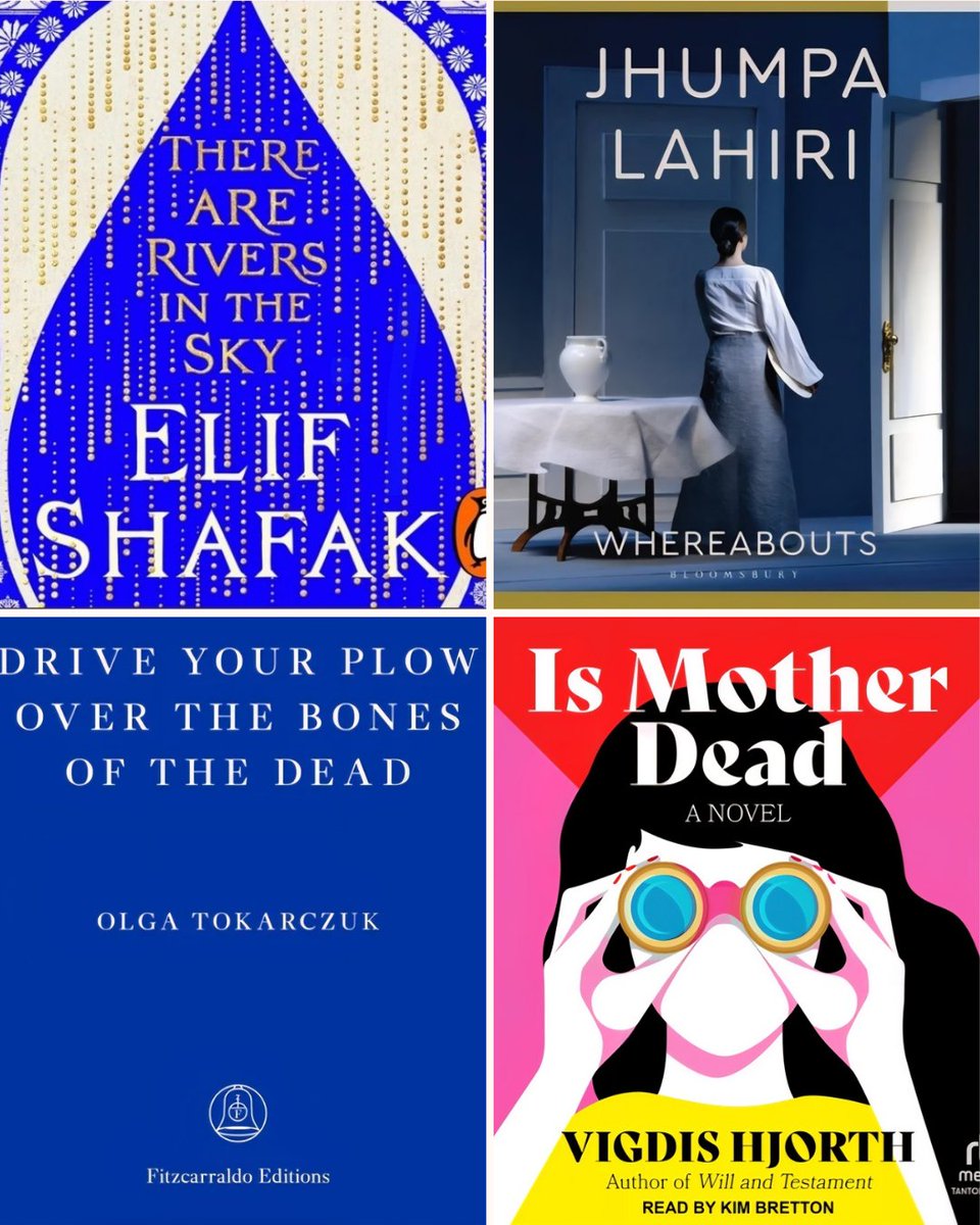 You know Women in Translation month hates to see me coming.

I've been travelling a lot these past few months, so it's mostly audiobooks, but I've been intentional about the variety of languages.
Some of my picks include self-translations by Jhumpa Lahiri and Elif Shafak!