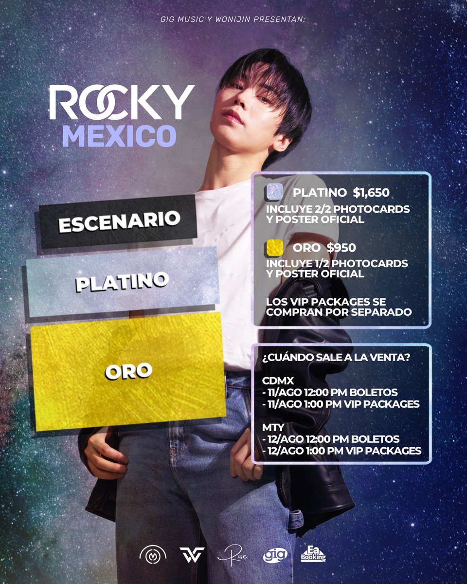 cdmentph's tweet photo. MEXICO CITY, are you ready to meet ROCKY? 🌌
Catch the K-pop sensation ROCKY live this September 11, 2025 at Foro 28 as he brings his charm and talent to the heart of Mexico City for a one-night-only fan experience you won’t forget!
🎟️ Event Tickets available starting August 11, 12NN via https://t.co/s7sJIBVMzD
🎟️ VIP Packages available starting August 11, 1PM via https://t.co/oUraLnoa0v
📍 Foro 28: Av. Ribera de San Cosme, San Rafael, Cuauhtémoc, CDMX
Swipe through the posters for all the details and mark your calendars! Let’s give ROCKY the warmest welcome and fill the venue with your energy and love! 💜
#ROCKYinCDMX
#rocky #hamo
#GIGMusic #CDMEnt #EABooking