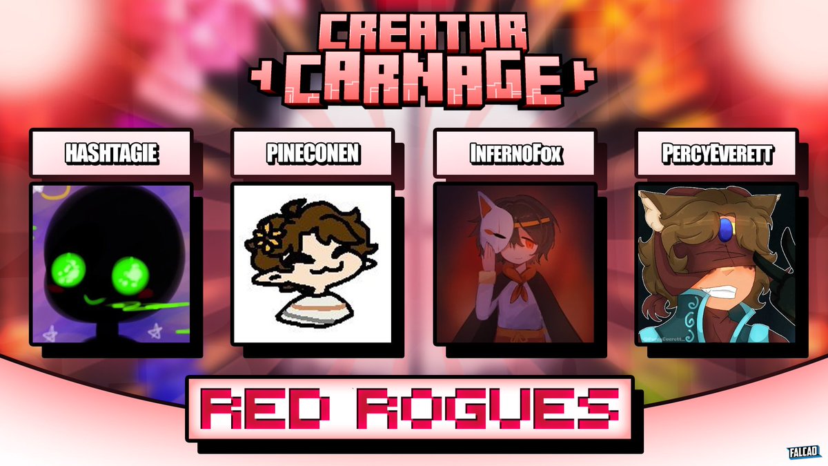 Introducing the Red Rogues!

<a href="/Hashtagie_/">Hash</a> <a href="/Pineconenn/">KAMI 🌻</a> <a href="/infernofox1234/">Inferno</a> <a href="/PercyEverett_/">PercyEverett has EMERGENCY COMMS OPEN</a> 

Watch them create carnage on Saturday 9th August at 3pm EST / 8pm BST!