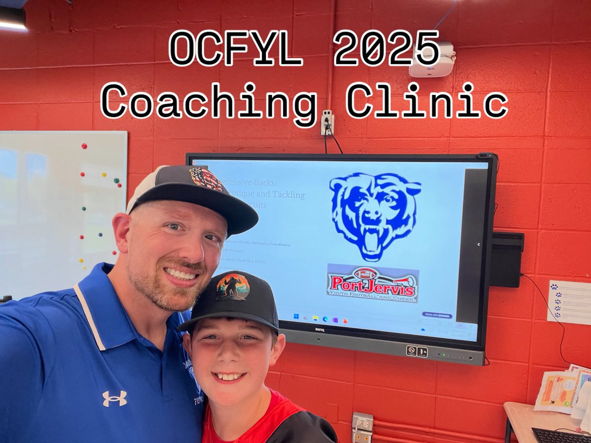 Coach Chris Conklin (@coach_conklin1) on Twitter photo Had the privilege to present at the 2025 Orange County Youth Football Clinic. Presented on behalf of both <a href="/Mtownfb/">Middletown Football</a> and PJYFC. Zach was a great help and tackling dummy. Had the privilege to present at the 2025 Orange County Youth Football Clinic. Presented on behalf of both <a href="/Mtownfb/">Middletown Football</a> and PJYFC. Zach was a great help and tackling dummy.