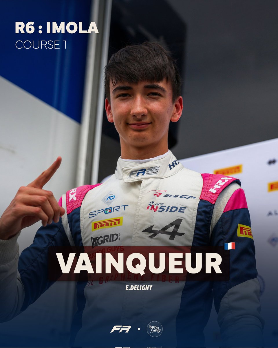 🏆VICTOIRE D'ENZO DELIGNY 🇫🇷. Après 2 week-ends malchanceux, il a maîtrisé cette course, même avec les relances de SC.

Slater 🇬🇧 solide 2ème. Bohra 🇮🇳, 3ème, confirme sa bonne lancée.

Pour la lutte au titre, Clerot 🇧🇷 P4, De Palo 🇮🇹 P5. Giltaire 🇫🇷 est le gros perdant.

#FRECA