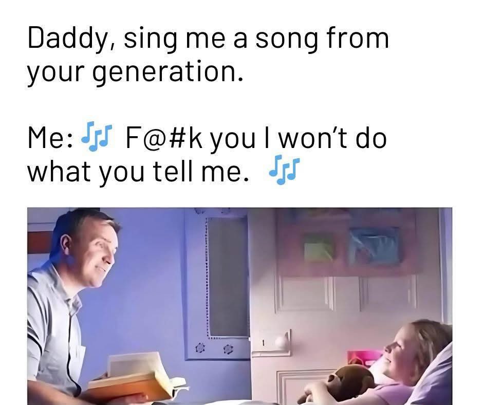 Now go the fuck to sleep you little bitch.