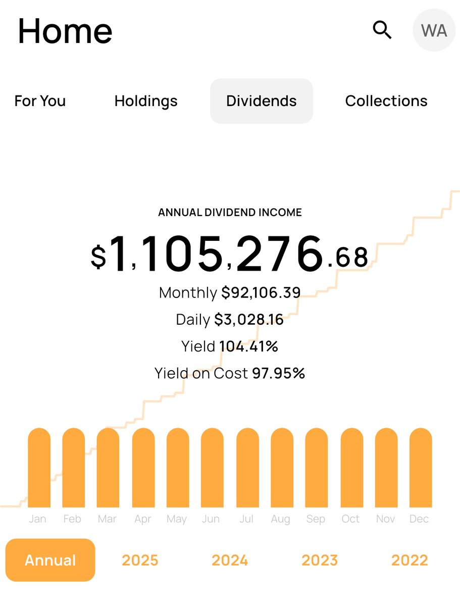 💭Proof That It’s Possible.

Last time I shared a screenshot of my projected annual dividends, I got bombarded with hate. People called me a scammer. Accused me of charging for advice (I don’t).
So for a while… I stopped sharing. But now, I honestly don’t care.

I’m here for the