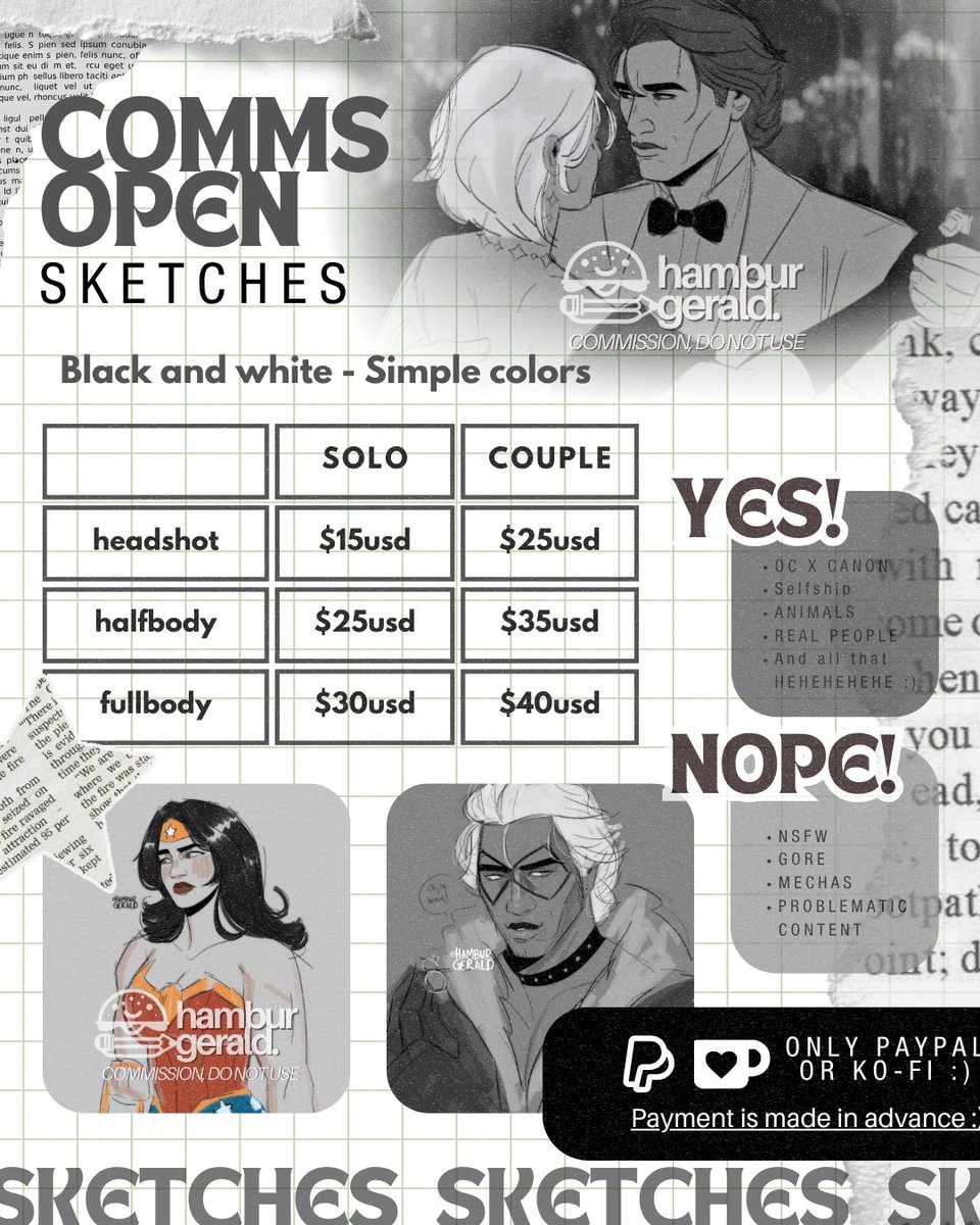Also if you are interested, I have sketch c0mms available ;)