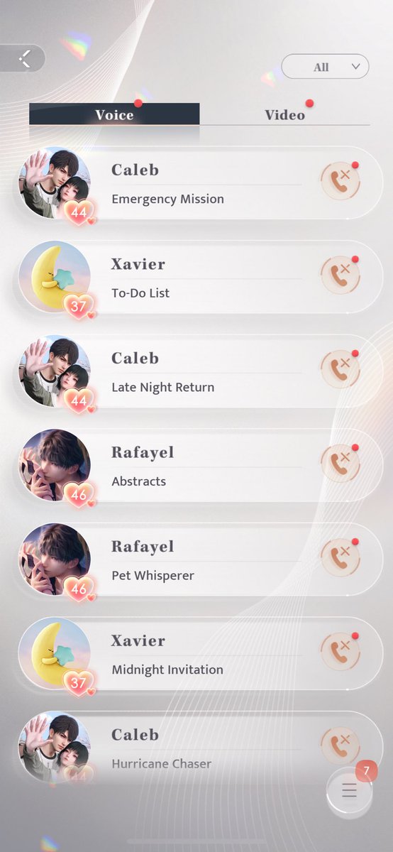 I fell overwelmend yealll…#LoveandDeepspace #caleb #game