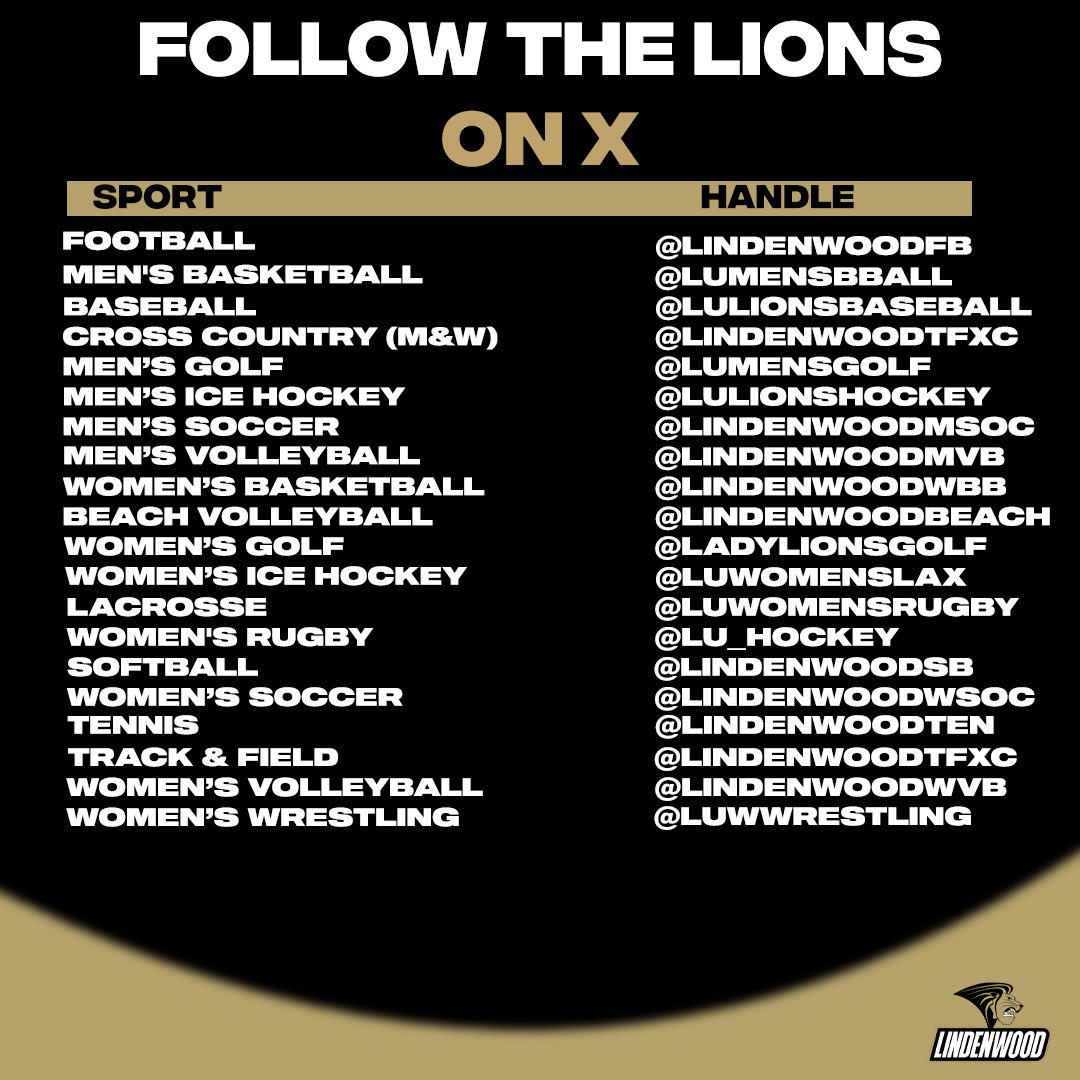 Be sure to follow all our teams on X as #TheHuntBegins 🦁 and we continue the momentum into Division I athletics!