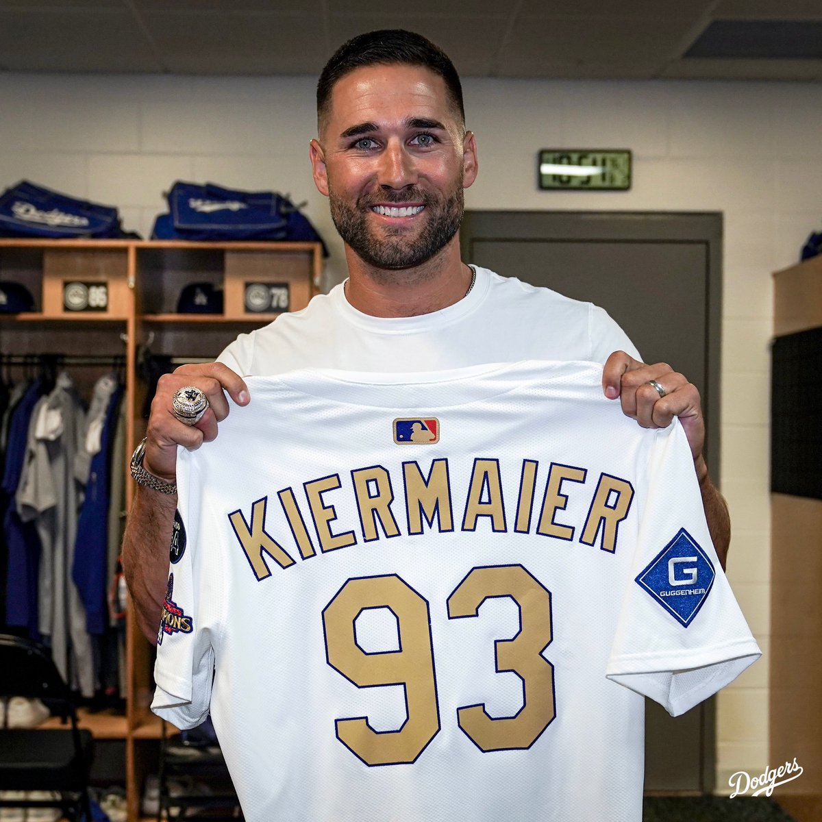 World Series champion, Kevin Kiermaier. 💍