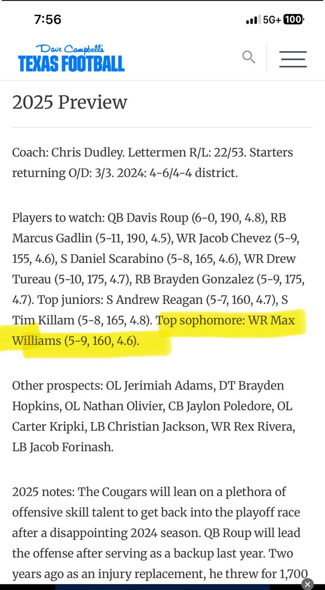 Maxwell “Max” Williams (@super_max_7) on Twitter photo Working to be ready for a big Sophomore season
#ittakeswhatittakes
#CPOE
<a href="/TheTop5s_/">TOP FIVES</a>
<a href="/CoachJimmieD/">Jimmie Dougherty</a>
<a href="/arbuckle_ben/">Ben Arbuckle</a>
<a href="/itsGundy/">Ryan Gunderson (aka Gundy)</a>
<a href="/CoachWillStein/">Will Stein</a>
<a href="/2mattmiller/">Matt Miller</a>
<a href="/_CoachGilbert/">Sterlin Gilbert</a>
<a href="/Coach__Osborne/">Tyler Osborne</a>
<a href="/CoachStutzmann/">Craig K. Stutzmann</a>
<a href="/Coachmattwade/">Matthew Wade</a>
<a href="/iamtedwhite/">Ted White</a>
<a href="/CoachLukeHuard/">Luke Huard</a>
<a href="/CoachMattyJ/">Matty J 🏹</a>
<a href="/Joey_thomas24_/">Joey Thomas</a> Working to be ready for a big Sophomore season
#ittakeswhatittakes
#CPOE
<a href="/TheTop5s_/">TOP FIVES</a>
<a href="/CoachJimmieD/">Jimmie Dougherty</a>
<a href="/arbuckle_ben/">Ben Arbuckle</a>
<a href="/itsGundy/">Ryan Gunderson (aka Gundy)</a>
<a href="/CoachWillStein/">Will Stein</a>
<a href="/2mattmiller/">Matt Miller</a>
<a href="/_CoachGilbert/">Sterlin Gilbert</a>
<a href="/Coach__Osborne/">Tyler Osborne</a>
<a href="/CoachStutzmann/">Craig K. Stutzmann</a>
<a href="/Coachmattwade/">Matthew Wade</a>
<a href="/iamtedwhite/">Ted White</a>
<a href="/CoachLukeHuard/">Luke Huard</a>
<a href="/CoachMattyJ/">Matty J 🏹</a>
<a href="/Joey_thomas24_/">Joey Thomas</a>