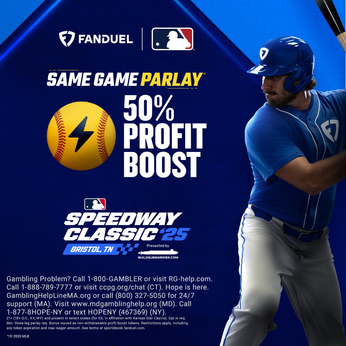 Bussin' With The Boys (@bussinwtb) on Twitter photo We are expecting the Speedway Classic to be ELECTRIC ⚡️
Don’t forget to use your Speedway Classic 50% profit boost token on <a href="/FDSportsbook/">FanDuel Sportsbook</a> We are expecting the Speedway Classic to be ELECTRIC ⚡️
Don’t forget to use your Speedway Classic 50% profit boost token on <a href="/FDSportsbook/">FanDuel Sportsbook</a>