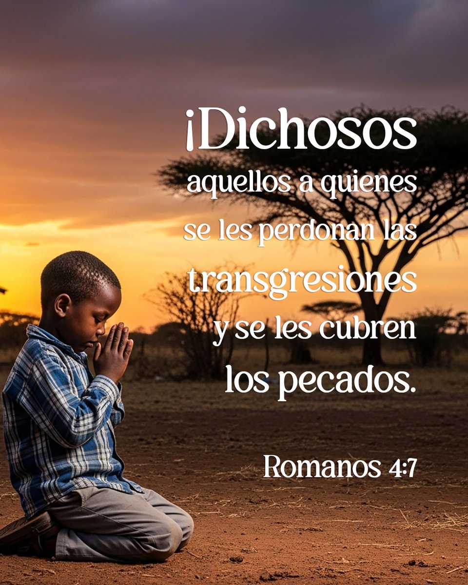 CercaEsta's tweet image. ¡Dichosos aquellos a quienes se les perdonan las transgresiones y se les cubren los pecados— Romanos 4:7

#transgresiones #Romanos #perdon #pecados #dichosos