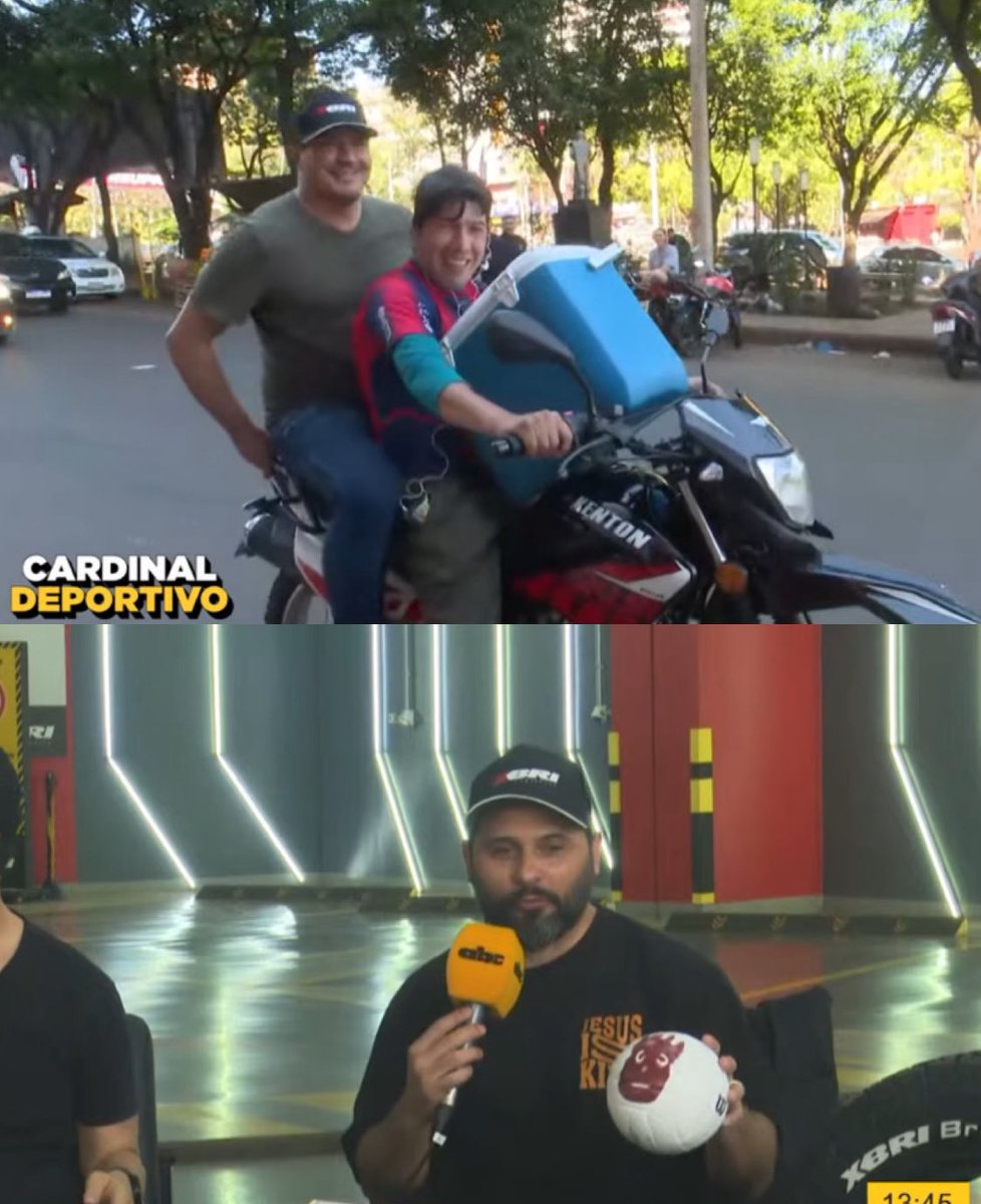 somosciclon's tweet image. Las chicas de xbri, los regalos, la cargada del enano hdp, el cerrista cantando stop crying your heart out de Oasis, Ariel en la moto con la conservadora, los buses y las entrevistas en las calles. Prime total la edición CDE de Cardinal.