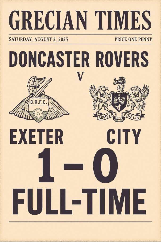 Heartbreak for the Grecians.
Exeter city lose to a late penalty at the eco power stadium.
#ExeterCity #EFL #Football