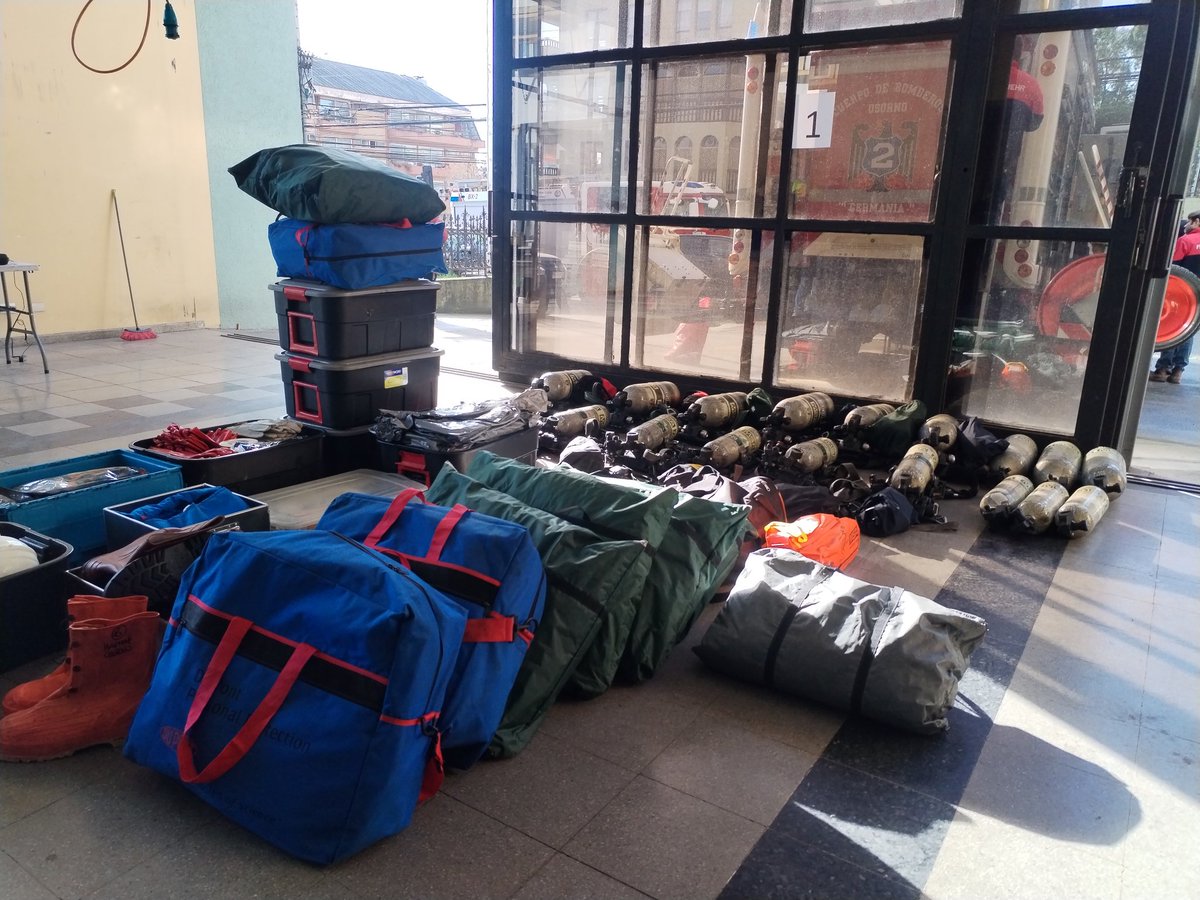 Continúa el proceso de acreditación con la revisión de inventario del grupo HazMat del Cuerpo de Bomberos de Osorno. <a href="/SNOBomberos/">Sistema Nacional de Operaciones</a> <a href="/BomberosdeChile/">Bomberos de Chile</a>